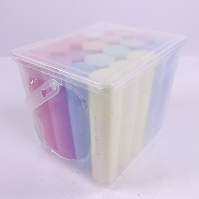 Easy to Hold Outdoor Chalk Bundle – with 20 Giant Sticks and 6 Egg Chalks