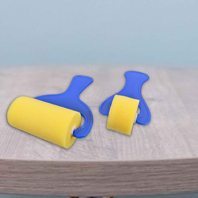 Small and Large Smooth Foam Paint Rollers Pack of 10