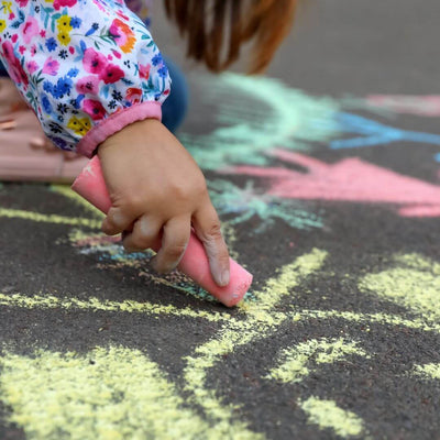 Bumper Packs of 52 Playground Chalks Assorted Colour or White