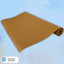Roll of brown paper with 80gsm thickness label on a light blue textured background