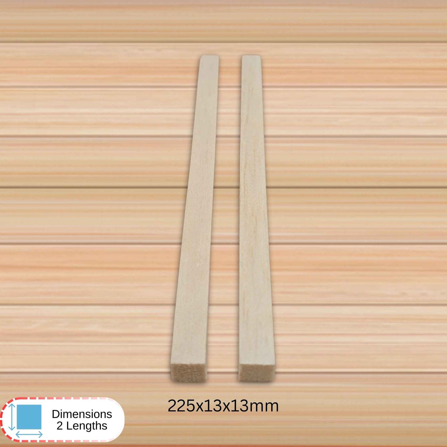 Balsa Wood Starter Pack of 8 Assorted Sizes