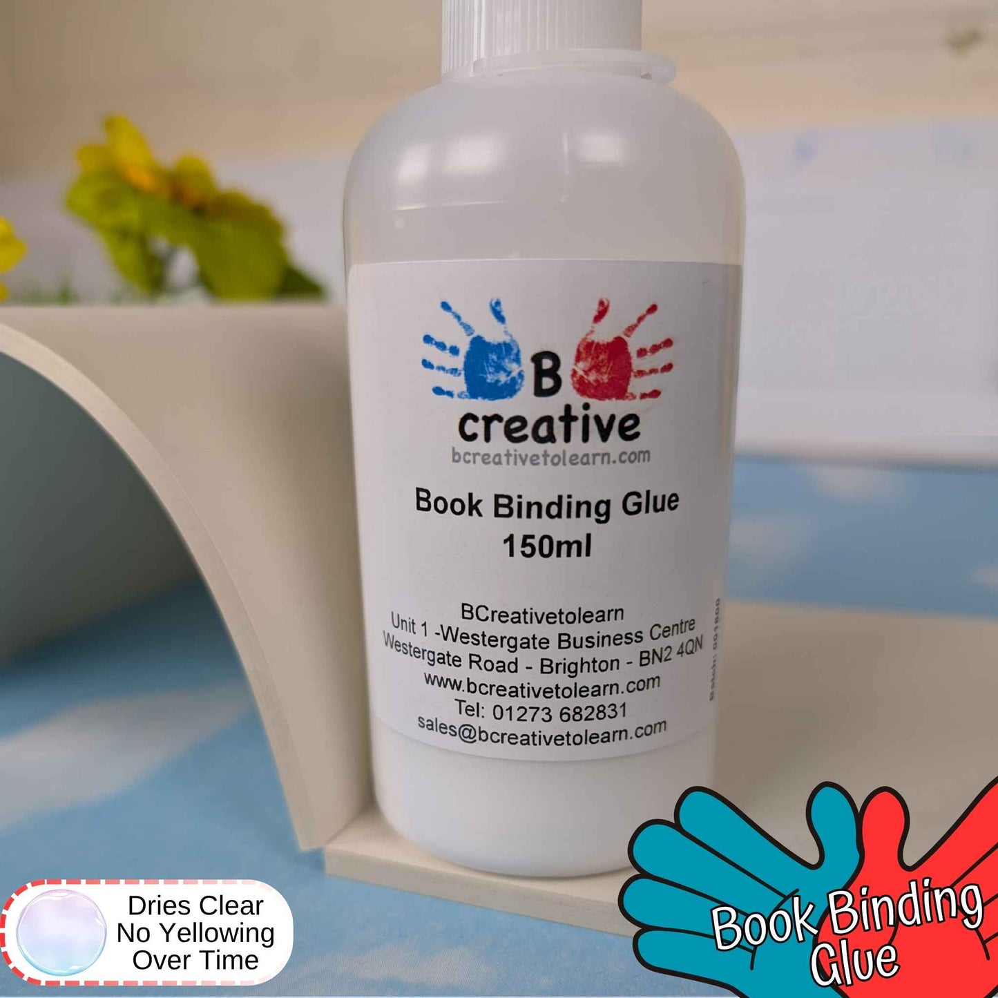 Book Binding PVA Glue 150ml – Flexible Strong Adhesive for Bookbinding, Paper & Crafts
