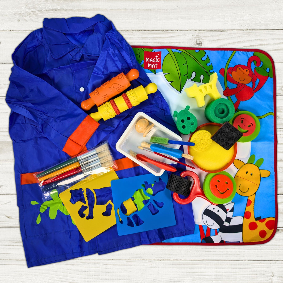 Painting Tools & Accessories Kit in Storage Box for Arts and Craft Projects