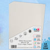 100% Recycled A4 White Cartridge Paper 140gsm Thickness Textured