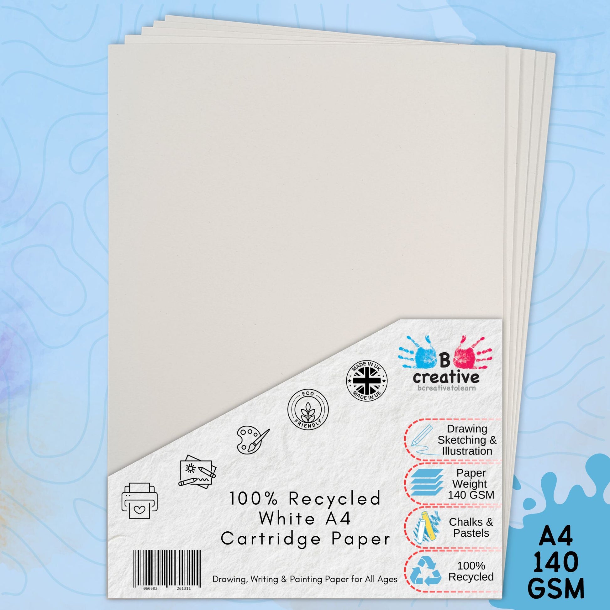 A4 Recycled Cartridge Paper for drawing sketching and illustration