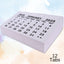 White Stitched Calendar Tabs Pads 2025