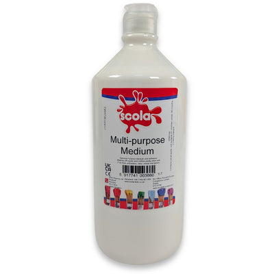 Scola PVA Medium Glue 1ltr Bottle