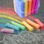 Giant Coloured Sidewalk Chalks Pack of 20 Plastic Tub