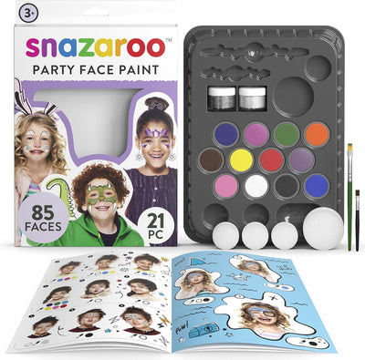 Snazaroo Ultimate Party Pack Face Paint Palette Kit