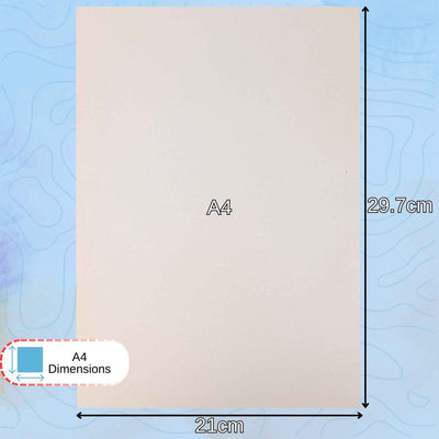White A4 sugar Paper dimensions