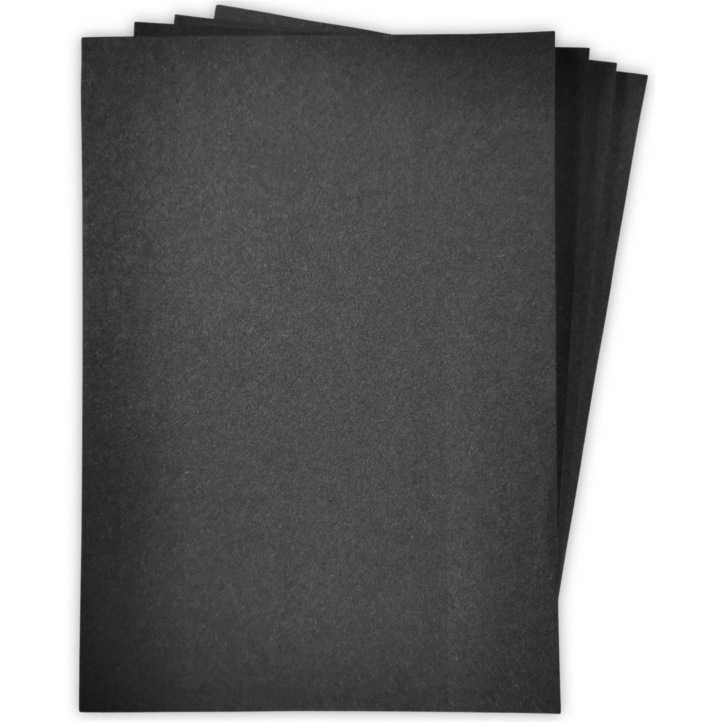 A4 100% Recycled Black Sugar Paper 100gsm