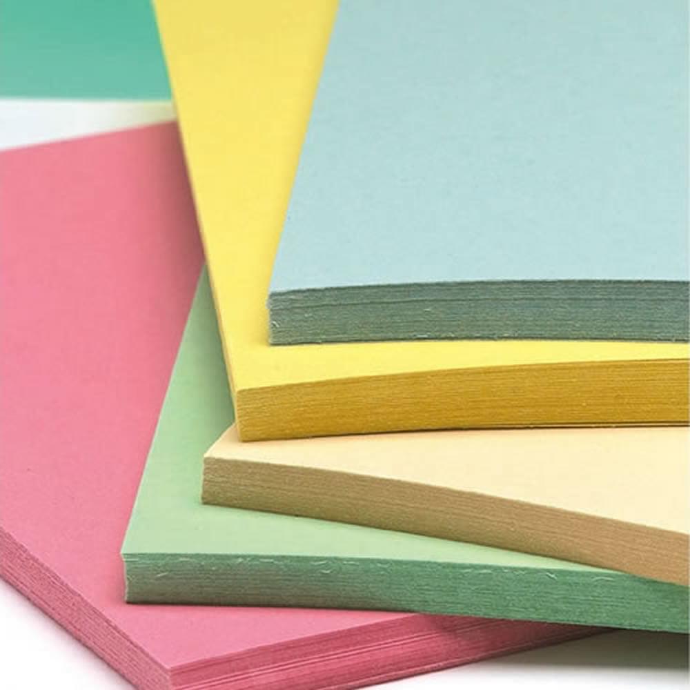 100% Recycled A5 Pastel Card 180gsm 50 Sheets