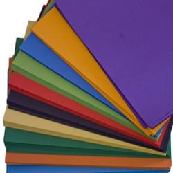 100% Recycled A5 Ten Intensive Colour Card 180gsm