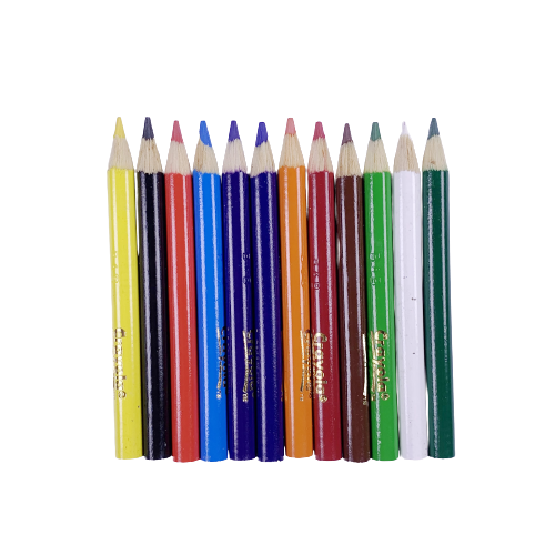 Crayola Half Length Colouring Pencils Pack of 12