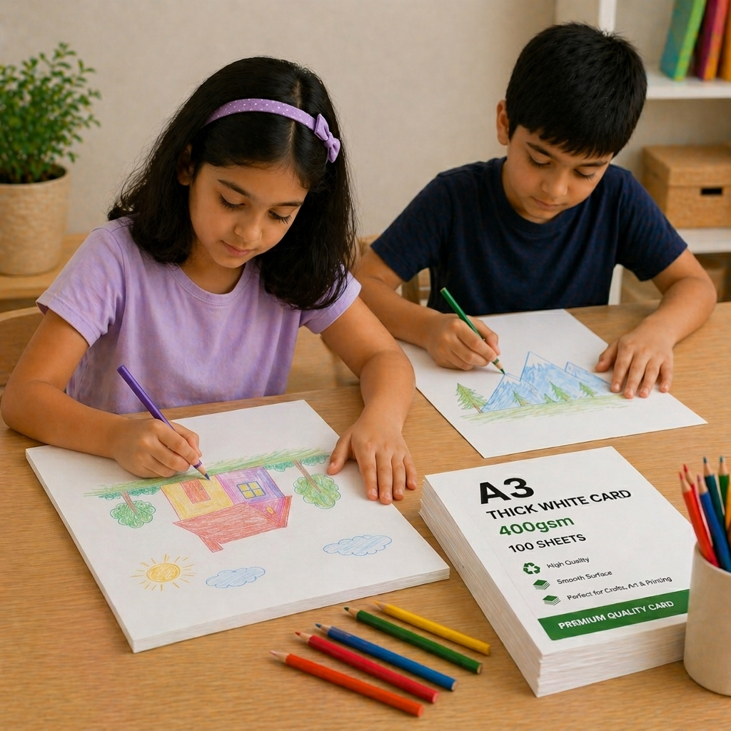 A3 Thick White Card 100 Sheets 400gsm