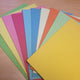 100% Recycled A4 Ten Colour Card Mix 180gsm