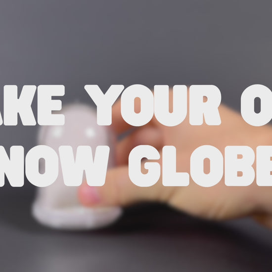 How to make your own glitter snow globe with a photo