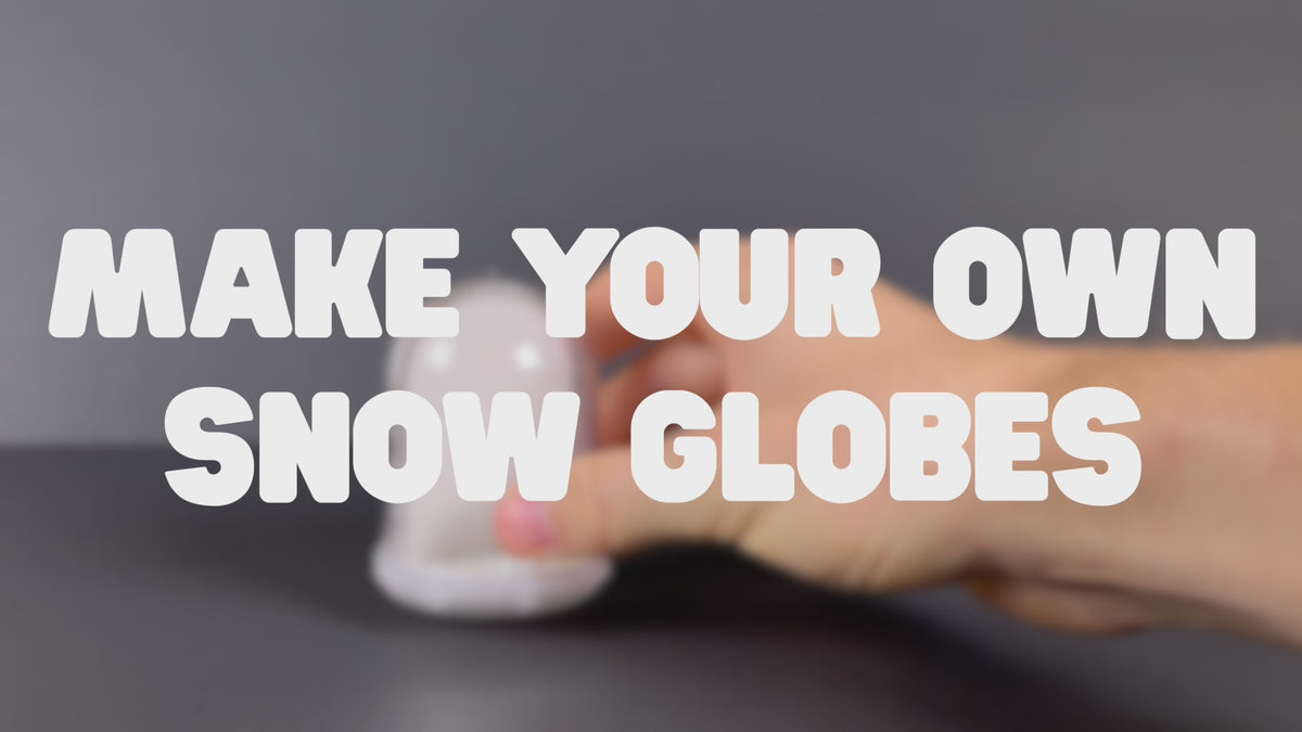 How to make your own glitter snow globe with a photo