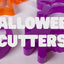 Plastic Halloween Dough Cutters Pack of 6 for Playdough & Baking