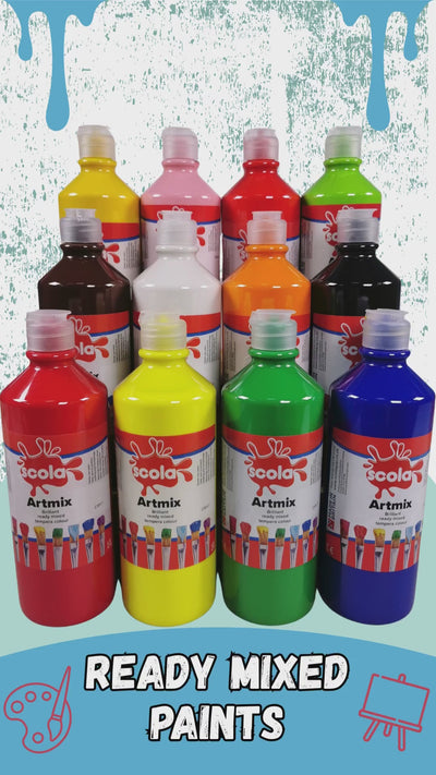 Scola Ready Mix Paint 600ml Individual Colours