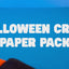 12 Halloween Themed Large Crepe Paper Sheets For Flower Crafting & Gift Wrapping 50cm x 300cm