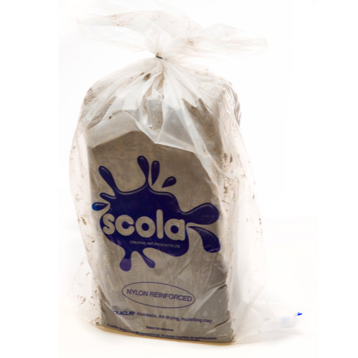 Air Drying Clay (with fibres) 12.5 kg Sack in Stone