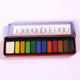 12 Block Watercolour Paint Tin with Brush