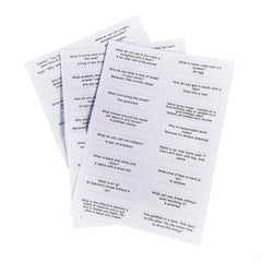 Cracker Mottoes & Jokes Pack of 48