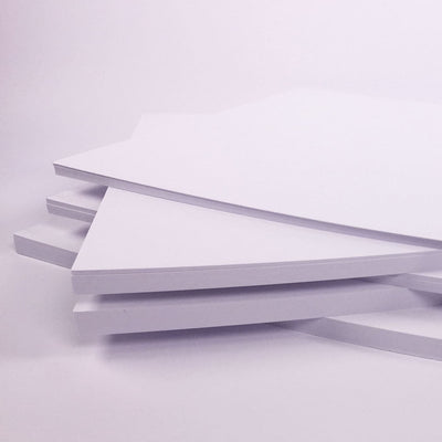 A4 white card sheets