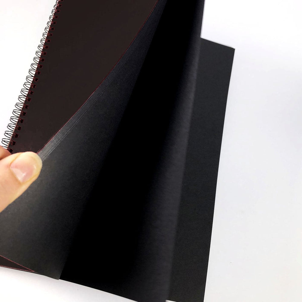 Scrap Books perfect for displaying Topic Work - Black Cover 20 Black Pages