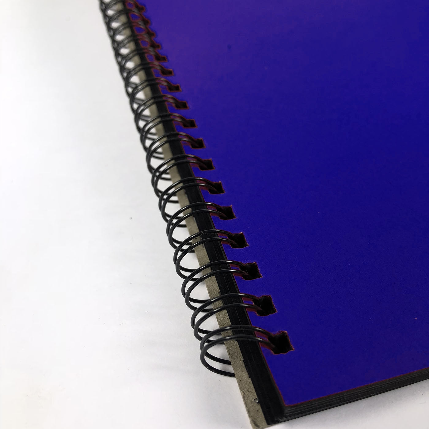 Oversize A4 Hardback Project Book Blue Cover Black Pages