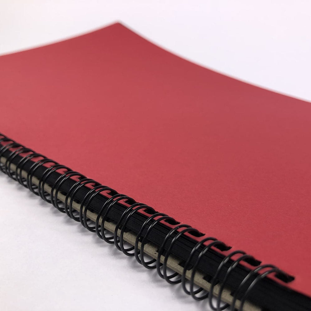 Scrap Books perfect for displaying Topic Work - Red Cover 20 Black Pages
