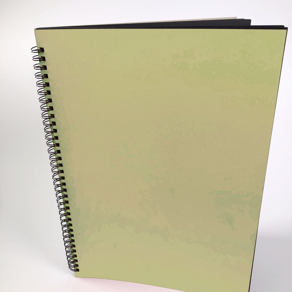 Oversize A4 Hardback Project Book Yellow Cover 20 White Pages