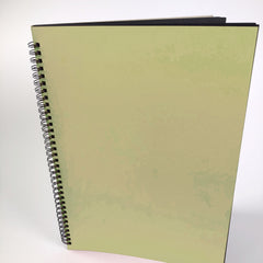 Oversize A4 Hardback Project Book Yellow Cover 20 White Pages