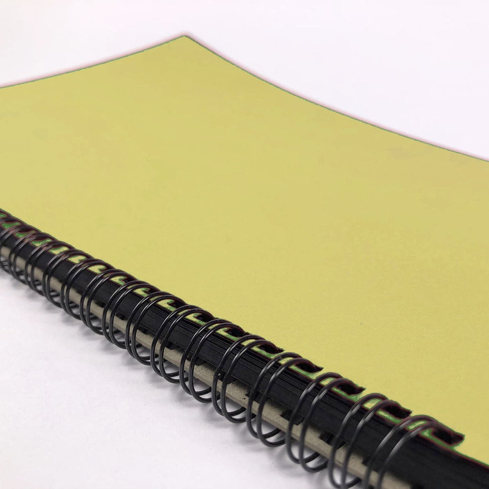 Scrap Books perfect for displaying Topic Work - Yellow Cover 20 Black Pages