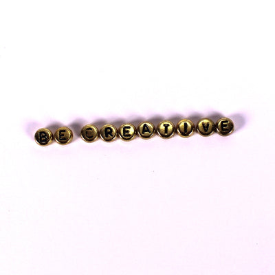 Alphabet Threading Beads