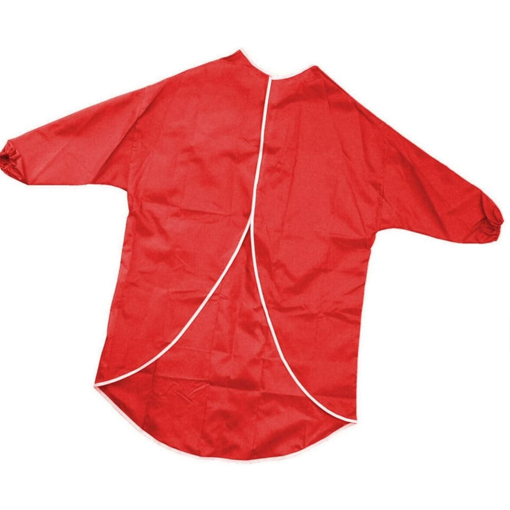 Red Childrens Half Sleeved Waterproof Apron 70cm