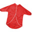 Red Children's Half Sleeved Washable Paint Aprons in Various Lengths