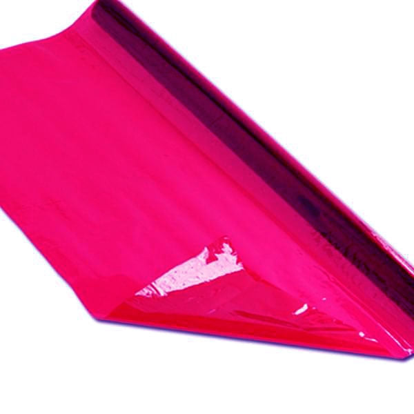 Pink Cellophane Roll - Translucent, 50cm x 4.5m, 24gsm