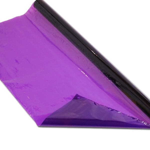 Purple Cellophane Roll - Translucent, 50cm x 4.5m, 24gsm