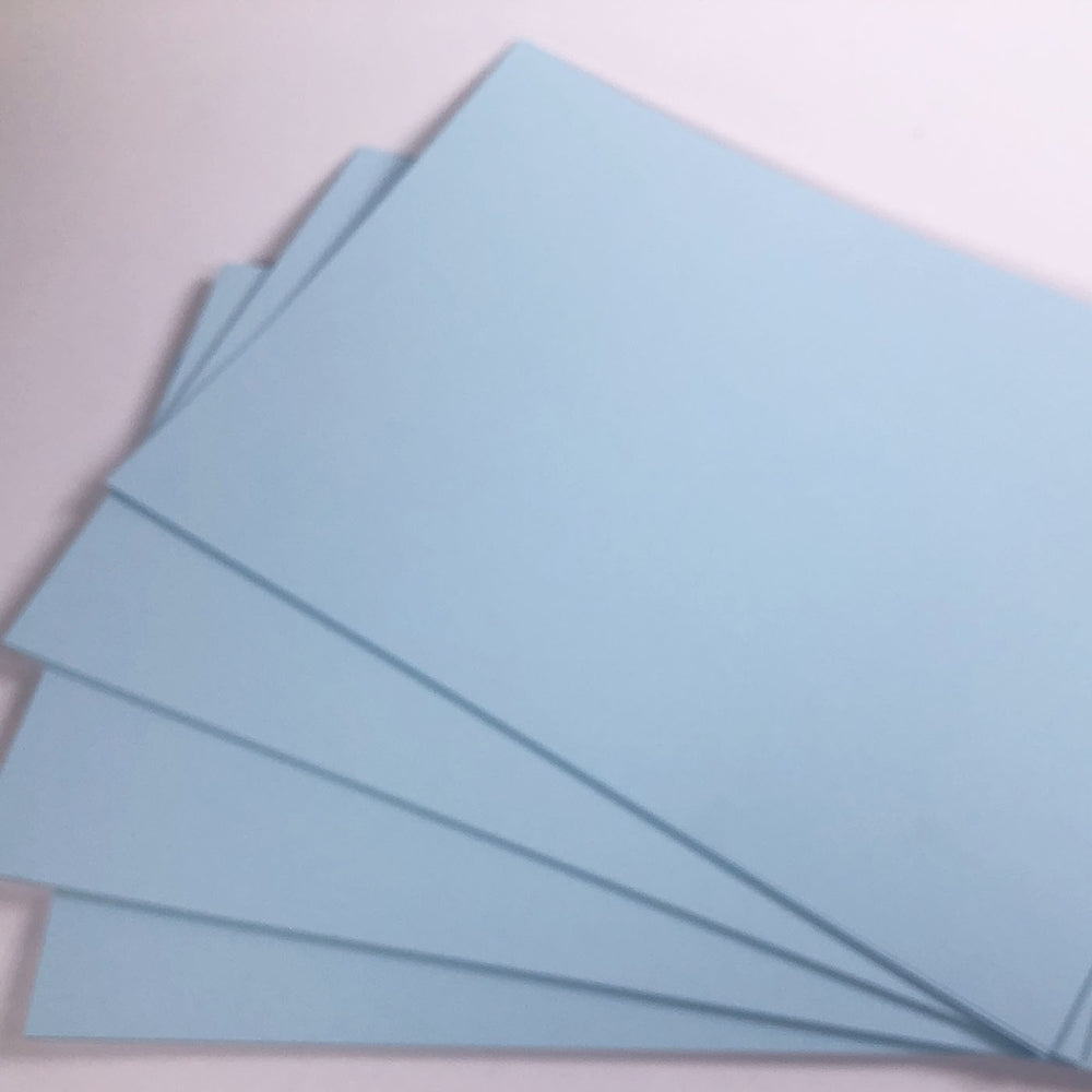 Light Blue card SRA2 10 Sheets 160gsm