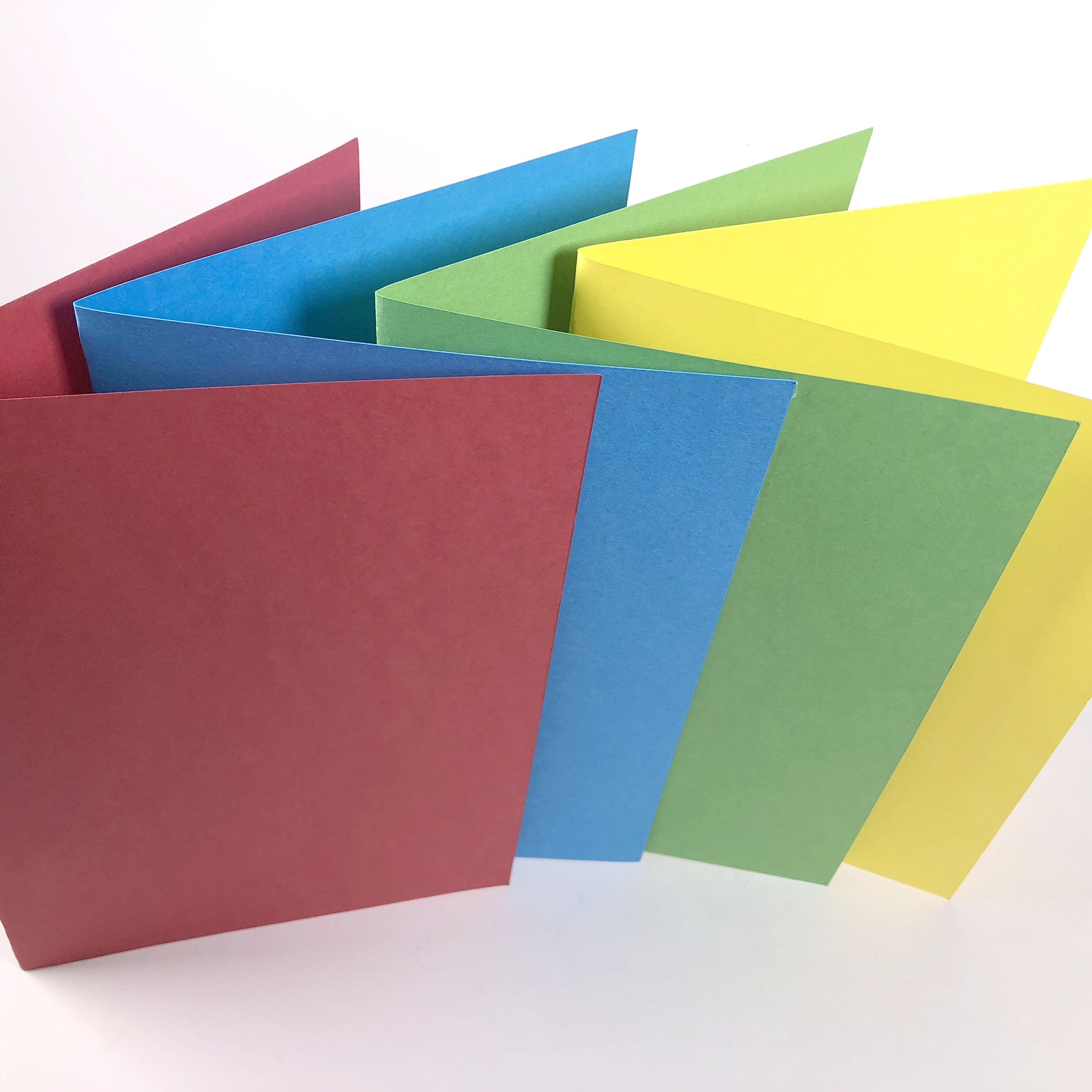 100 sheets of coloured card