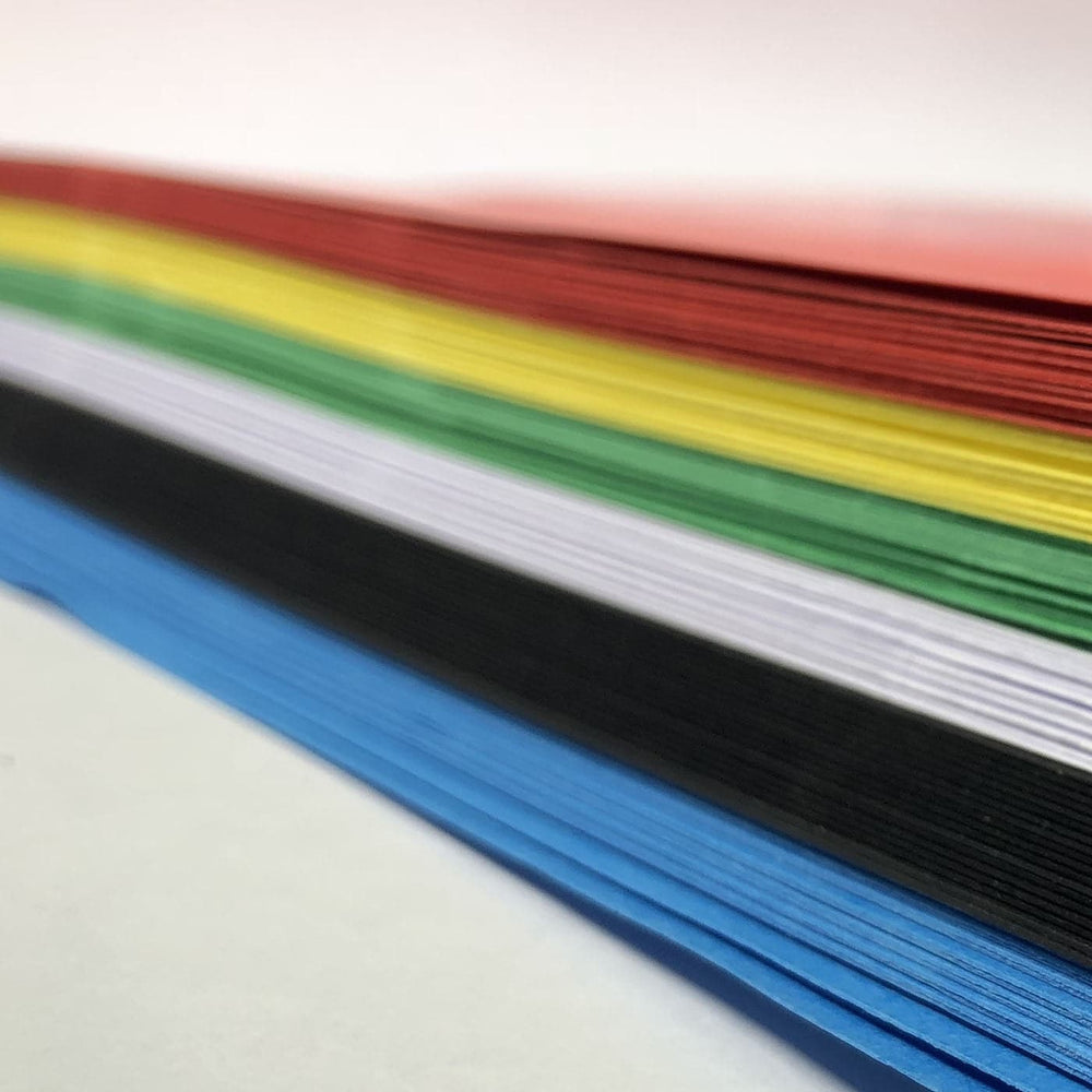 SRA2 Bright Coloured Card 100 sheets 230 micron 6 Colours