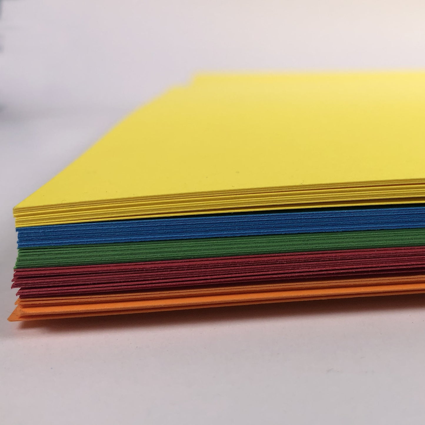A2 Vibrant Card 50 Sheets 5 Colours 180gsm