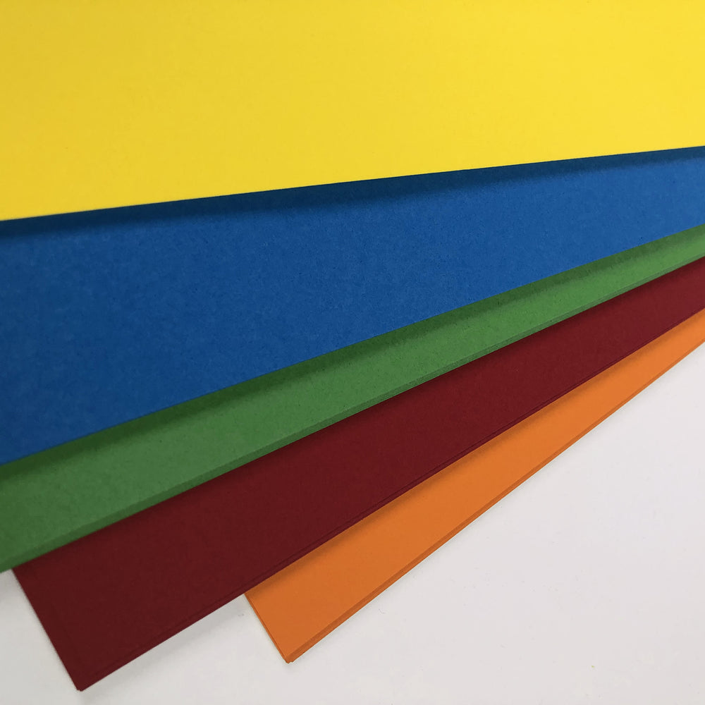 A3 Vivid Card 100 Sheets 5 Colours 180gsm