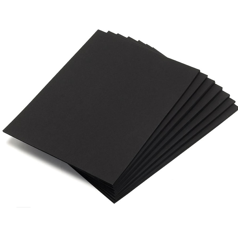 A3 Black Recycled Card