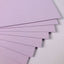 lilac a5 50 sheets card