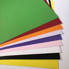 SRA2 Card 10 Sheets Assorted Colours 160gsm