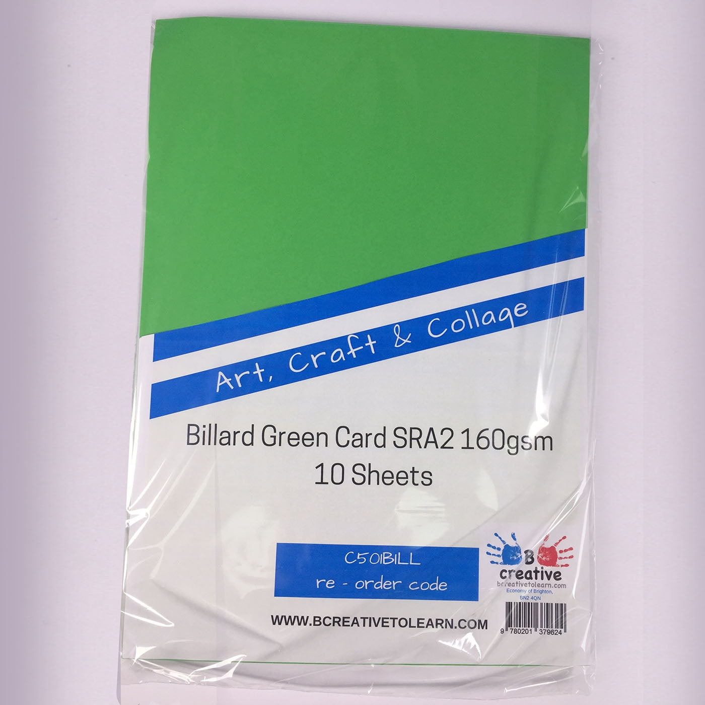 sra2 green 10 sheet card