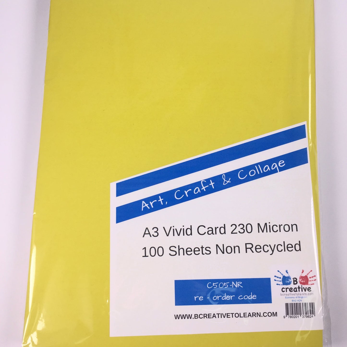 100 sheets coloured card